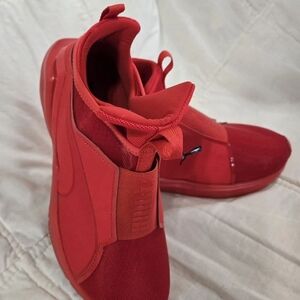 Puma Red Athletic Shoes for Women, Sz 7.5 M